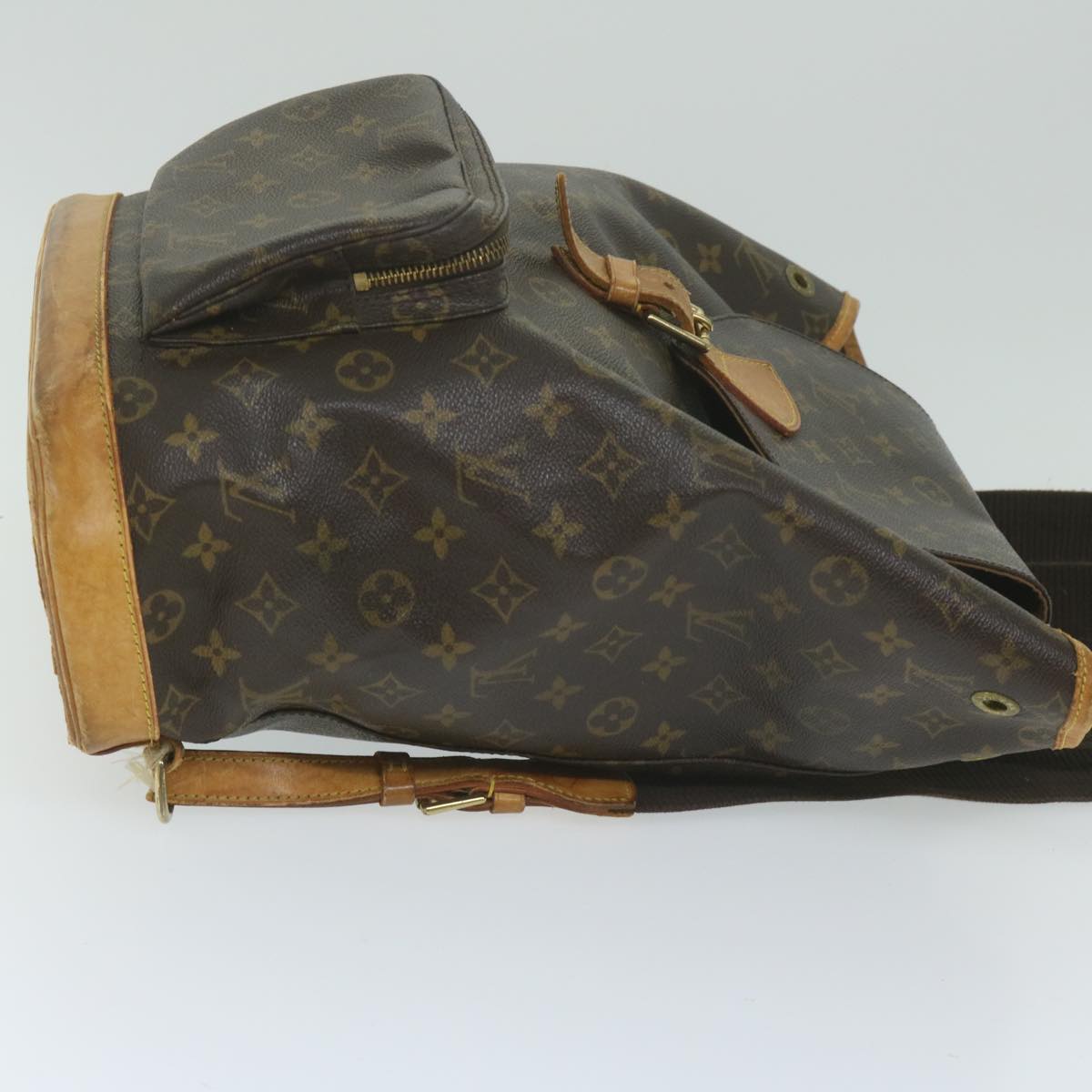 LOUIS VUITTON Monogram Montsouris GM Backpack M51135 LV Auth 64159