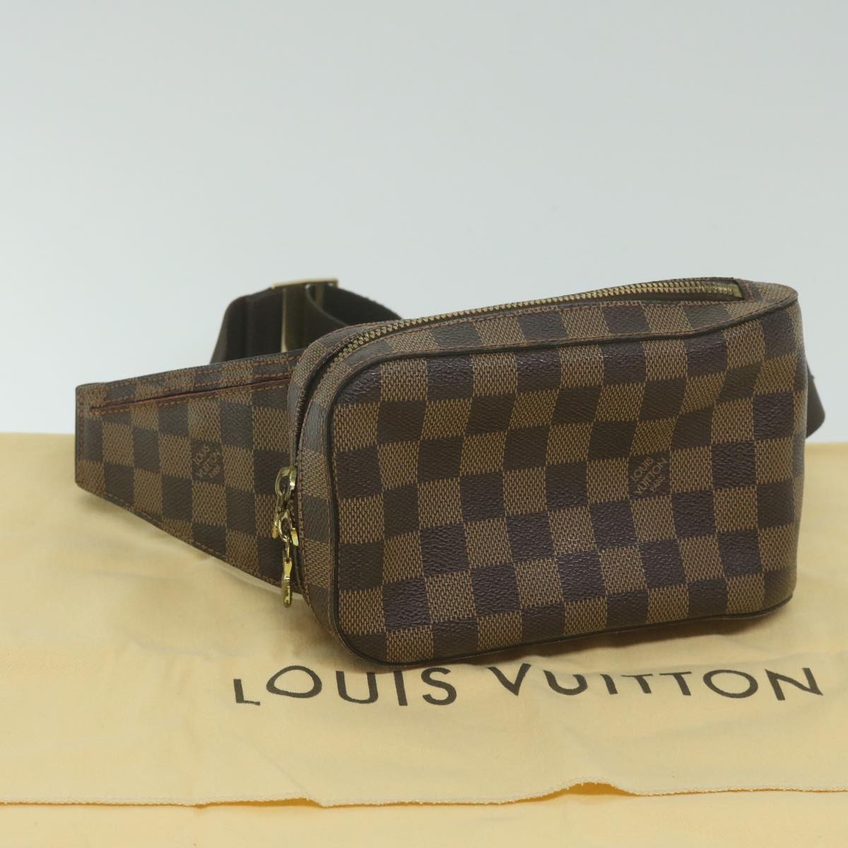 LOUIS VUITTON Damier Ebene Geronimos Shoulder Bag N51994 LV Auth 64160A