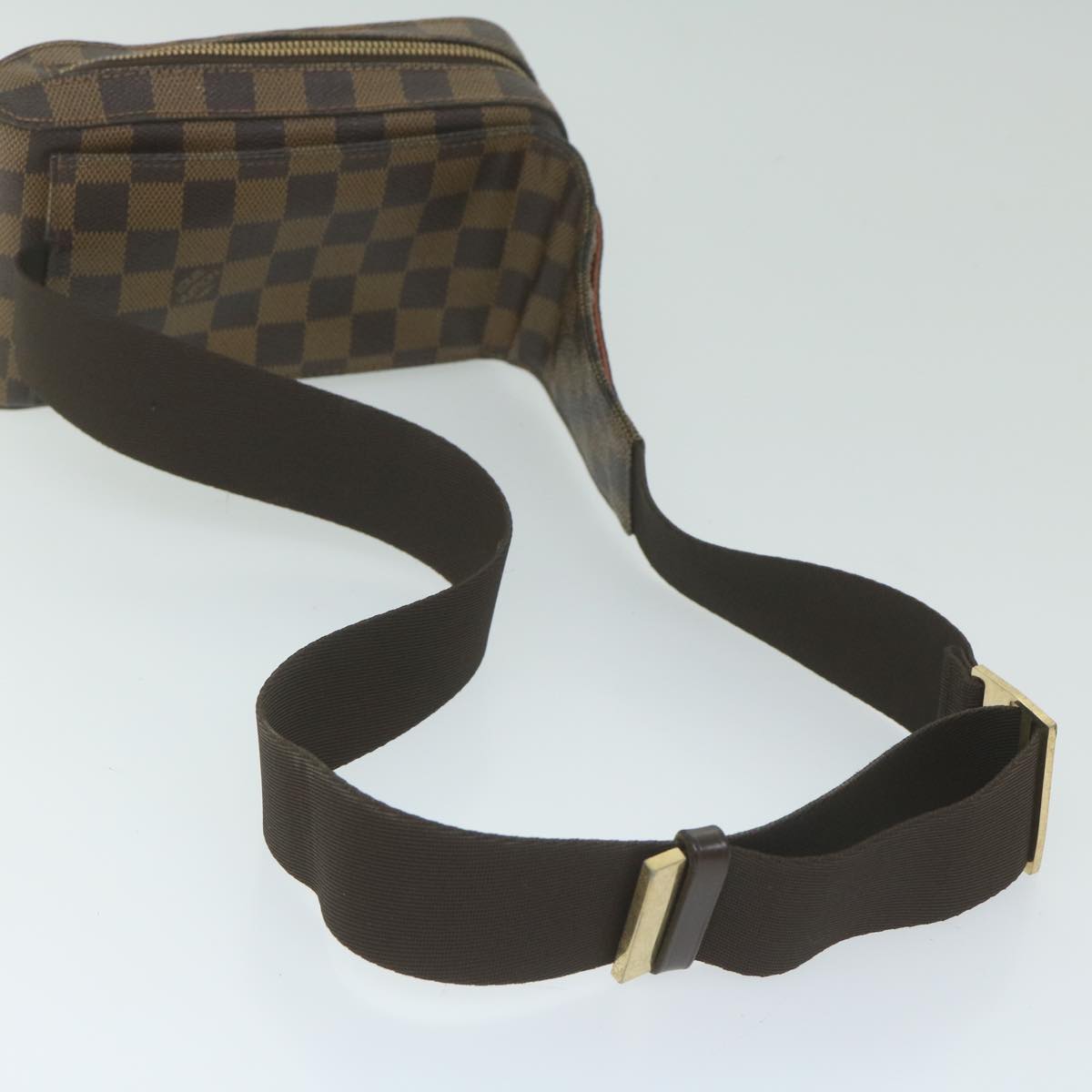 LOUIS VUITTON Damier Ebene Geronimos Shoulder Bag N51994 LV Auth 64160A