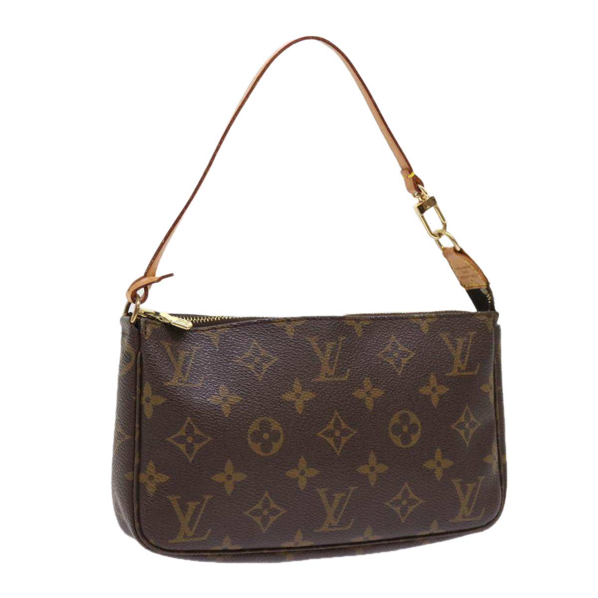 LOUIS VUITTON Monogram Pochette Accessoires Pouch M51980 LV Auth 64180