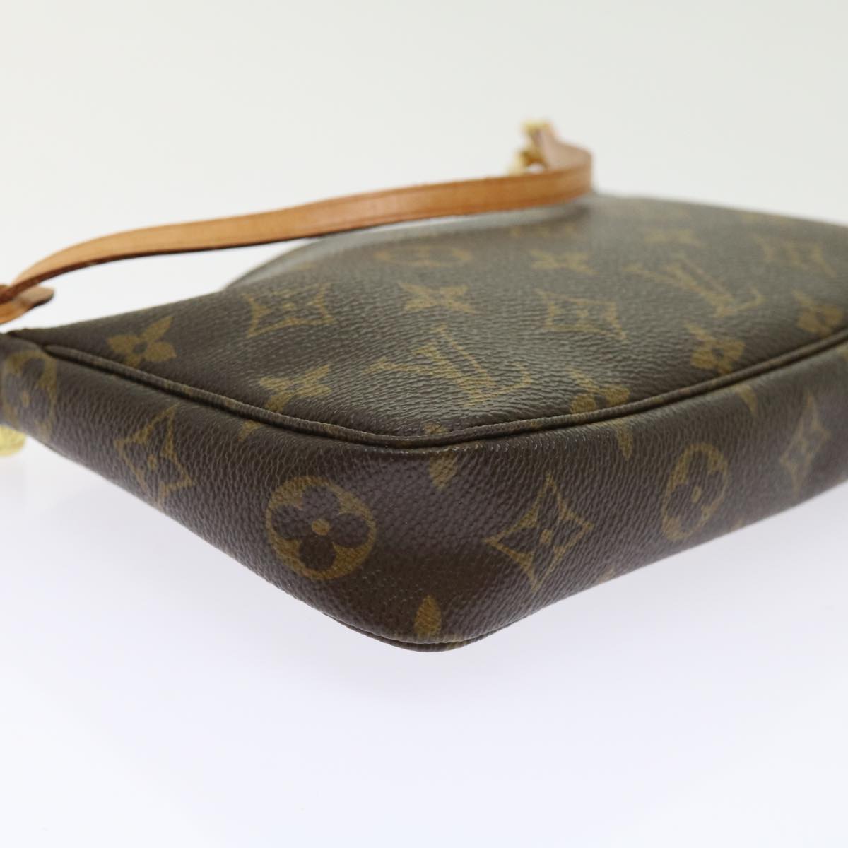 LOUIS VUITTON Monogram Pochette Accessoires Pouch M51980 LV Auth 64180