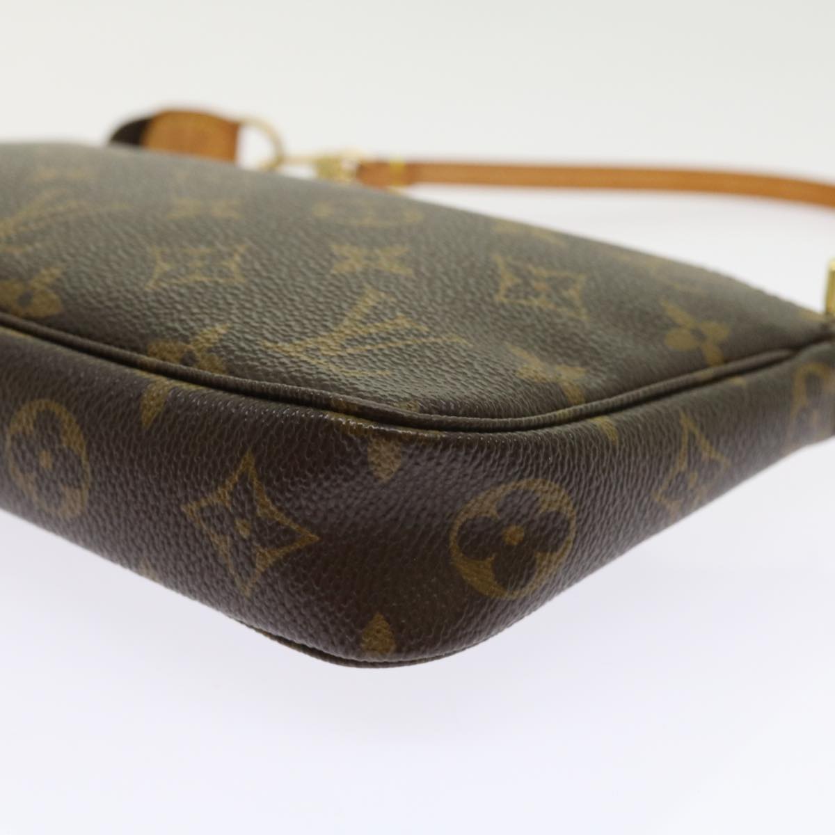 LOUIS VUITTON Monogram Pochette Accessoires Pouch M51980 LV Auth 64180