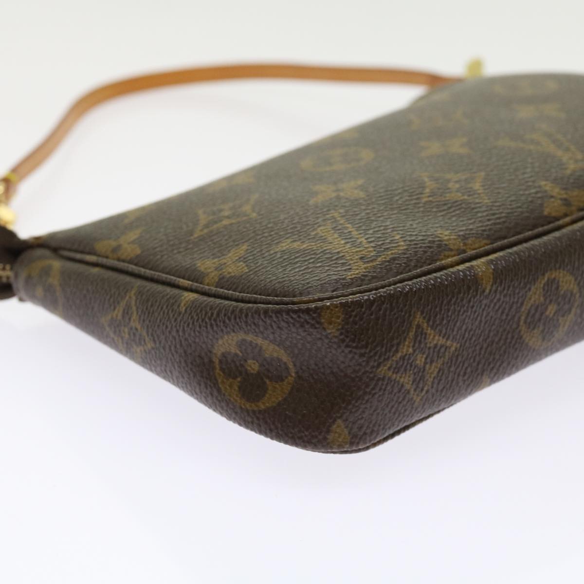 LOUIS VUITTON Monogram Pochette Accessoires Pouch M51980 LV Auth 64180