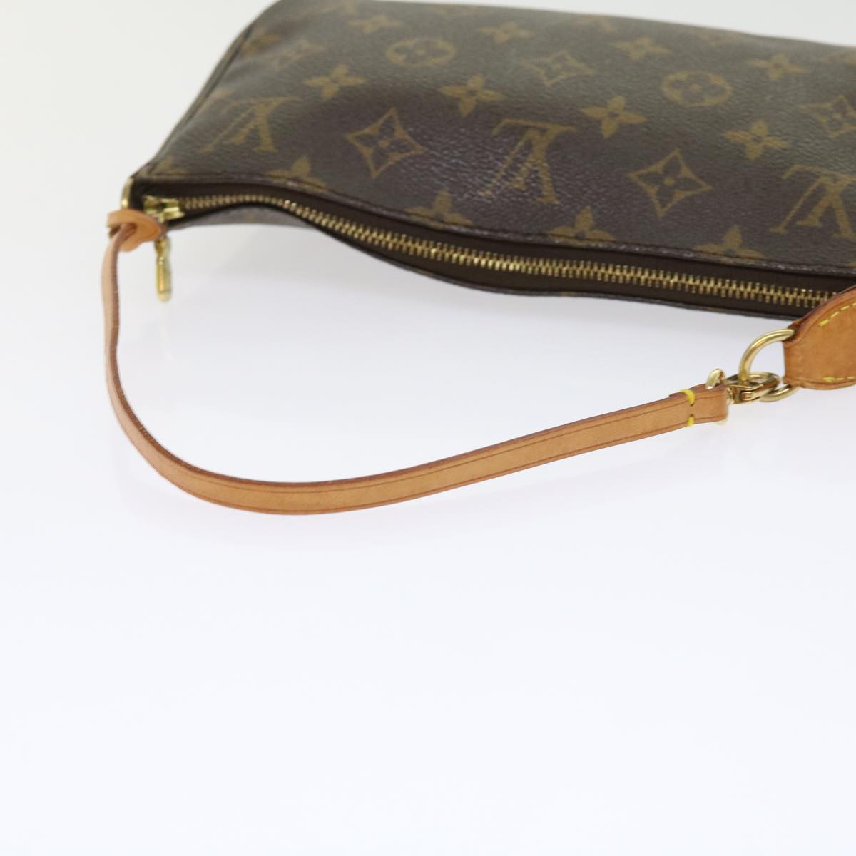 LOUIS VUITTON Monogram Pochette Accessoires Pouch M51980 LV Auth 64180