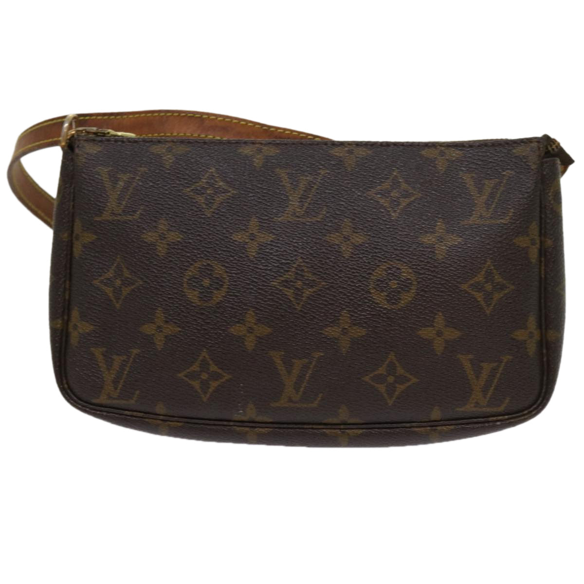 LOUIS VUITTON Monogram Pochette Accessoires Pouch M51980 LV Auth 64184