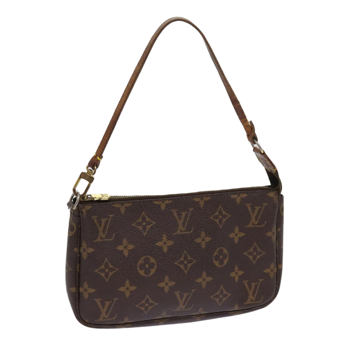 LOUIS VUITTON Monogram Pochette Accessoires Pouch M51980 LV Auth 64186