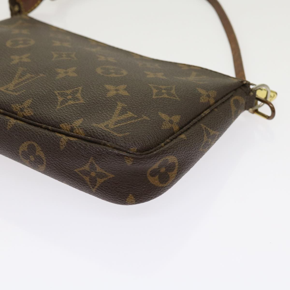 LOUIS VUITTON Monogram Pochette Accessoires Pouch M51980 LV Auth 64186