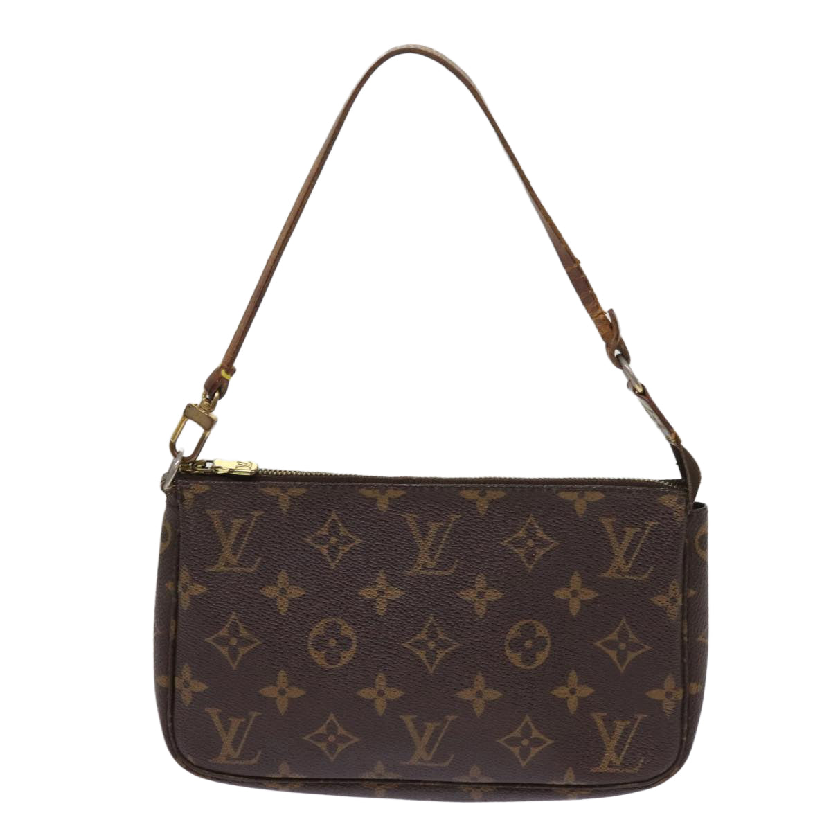 LOUIS VUITTON Monogram Pochette Accessoires Pouch M51980 LV Auth 64186