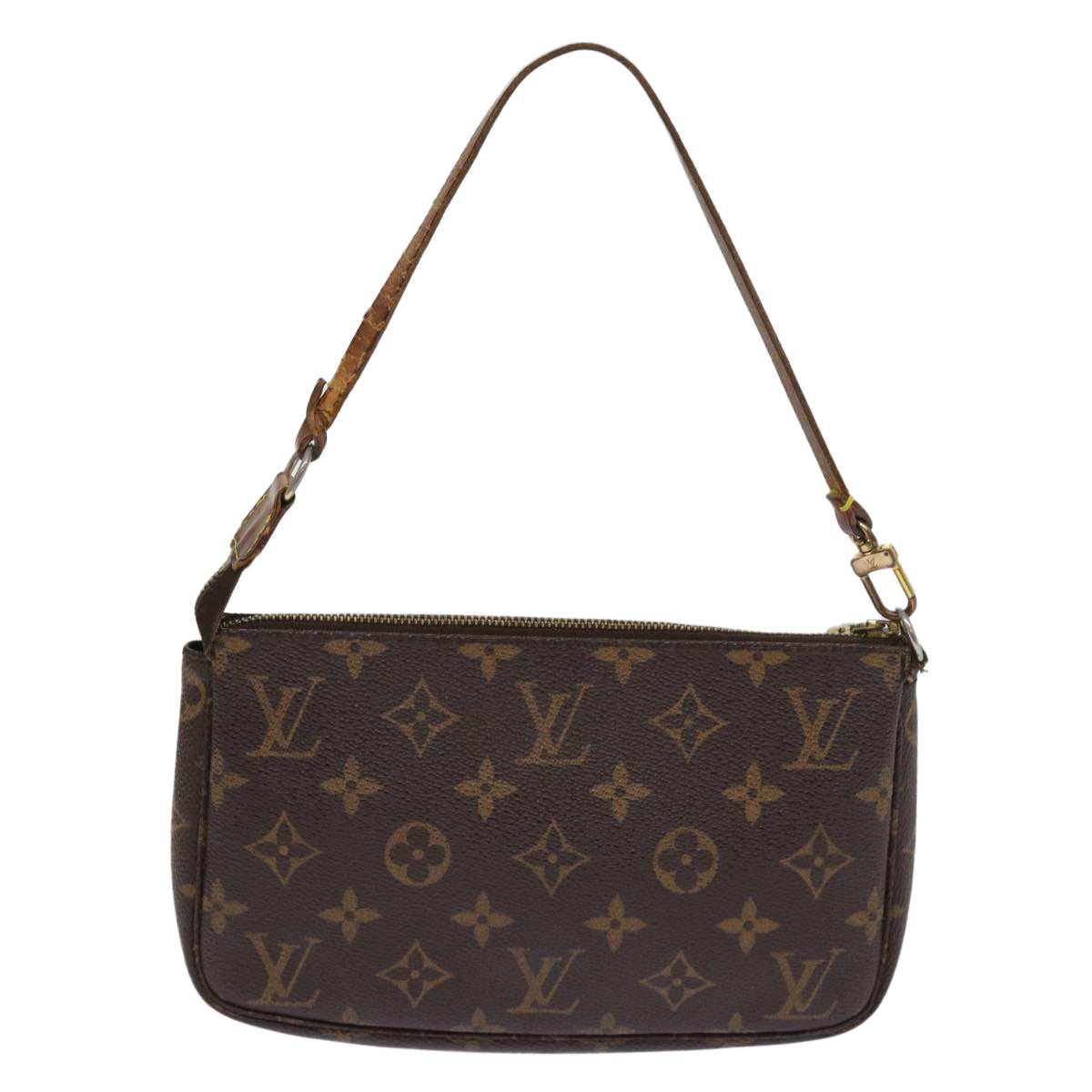 LOUIS VUITTON Monogram Pochette Accessoires Pouch M51980 LV Auth 64186