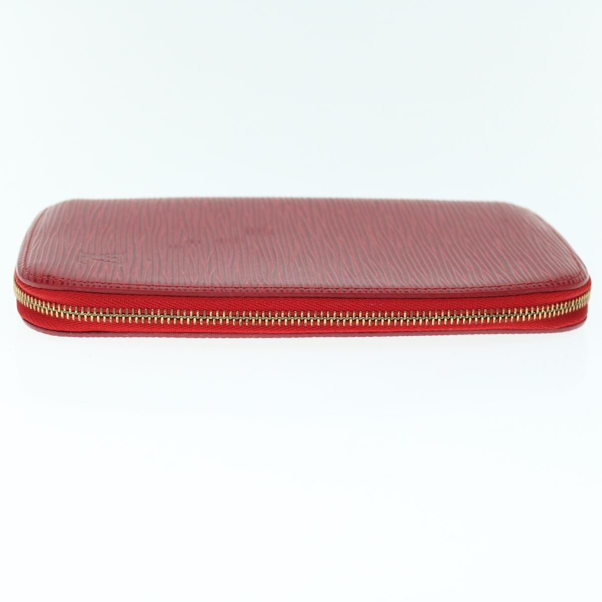 LOUIS VUITTON Epi Agenda Geode Wallet Red M63877 LV Auth 64195