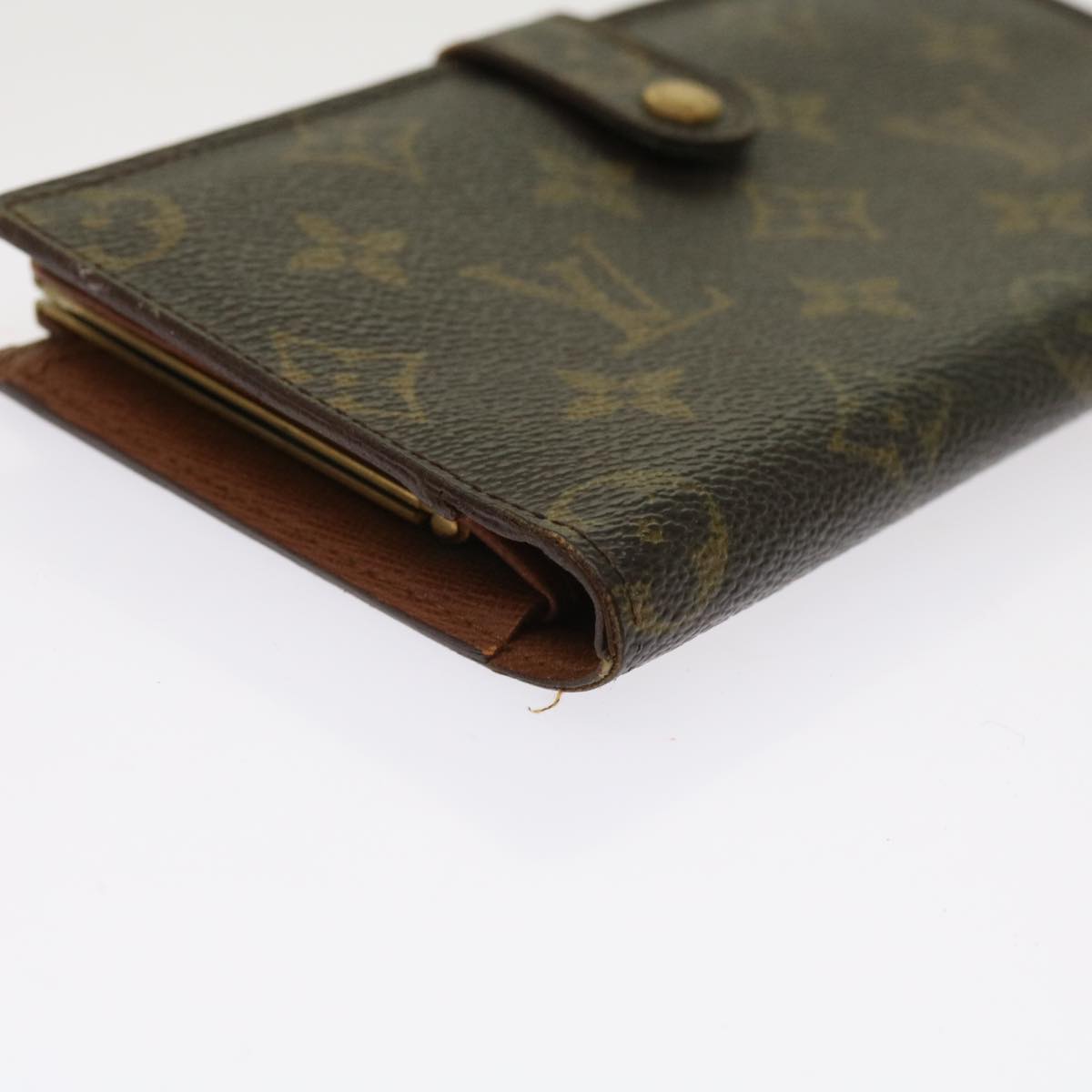 LOUIS VUITTON Monogram Continental Clutch Wallet T61217 LV Auth 64207