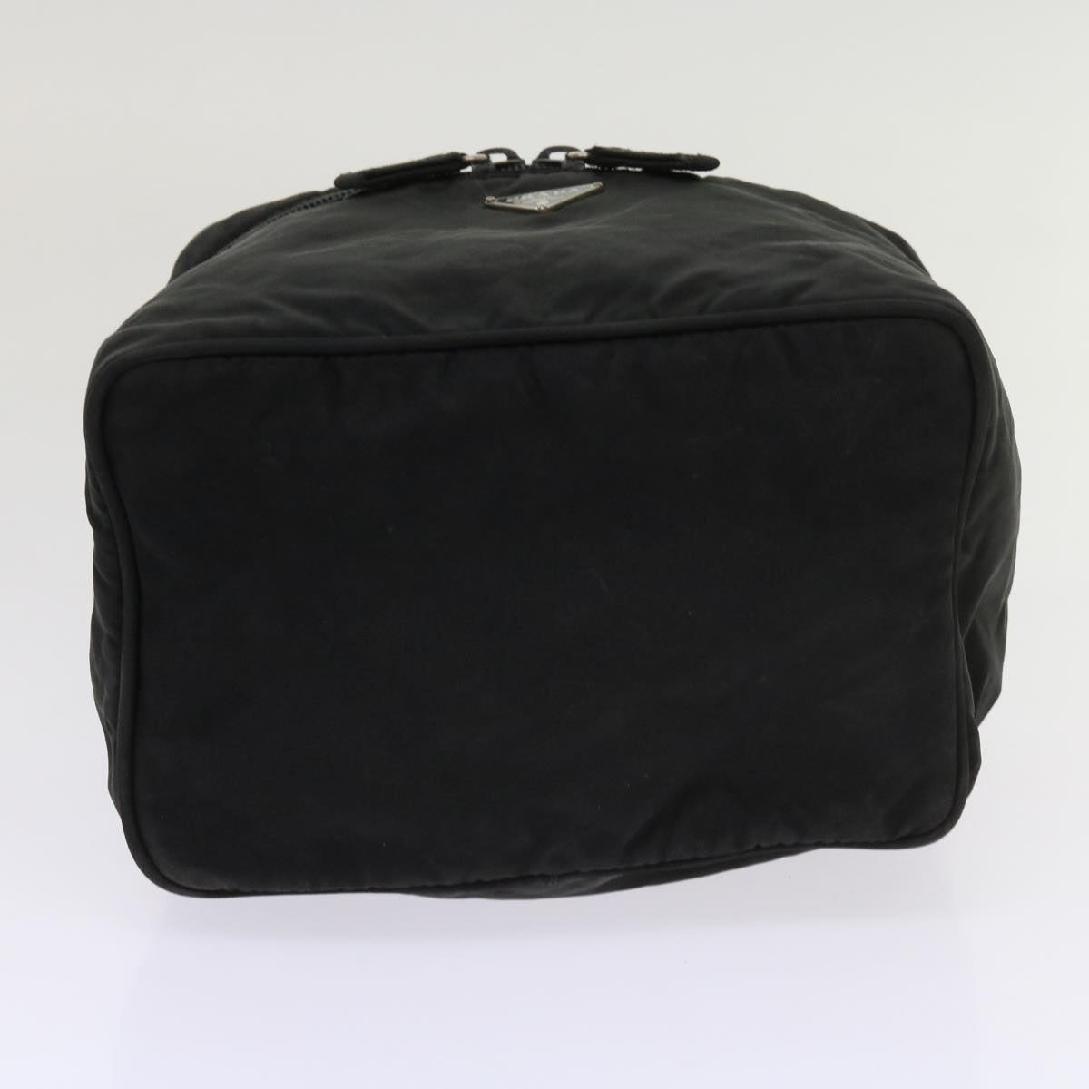 PRADA Vanity Cosmetic Pouch Nylon Black Auth 64221