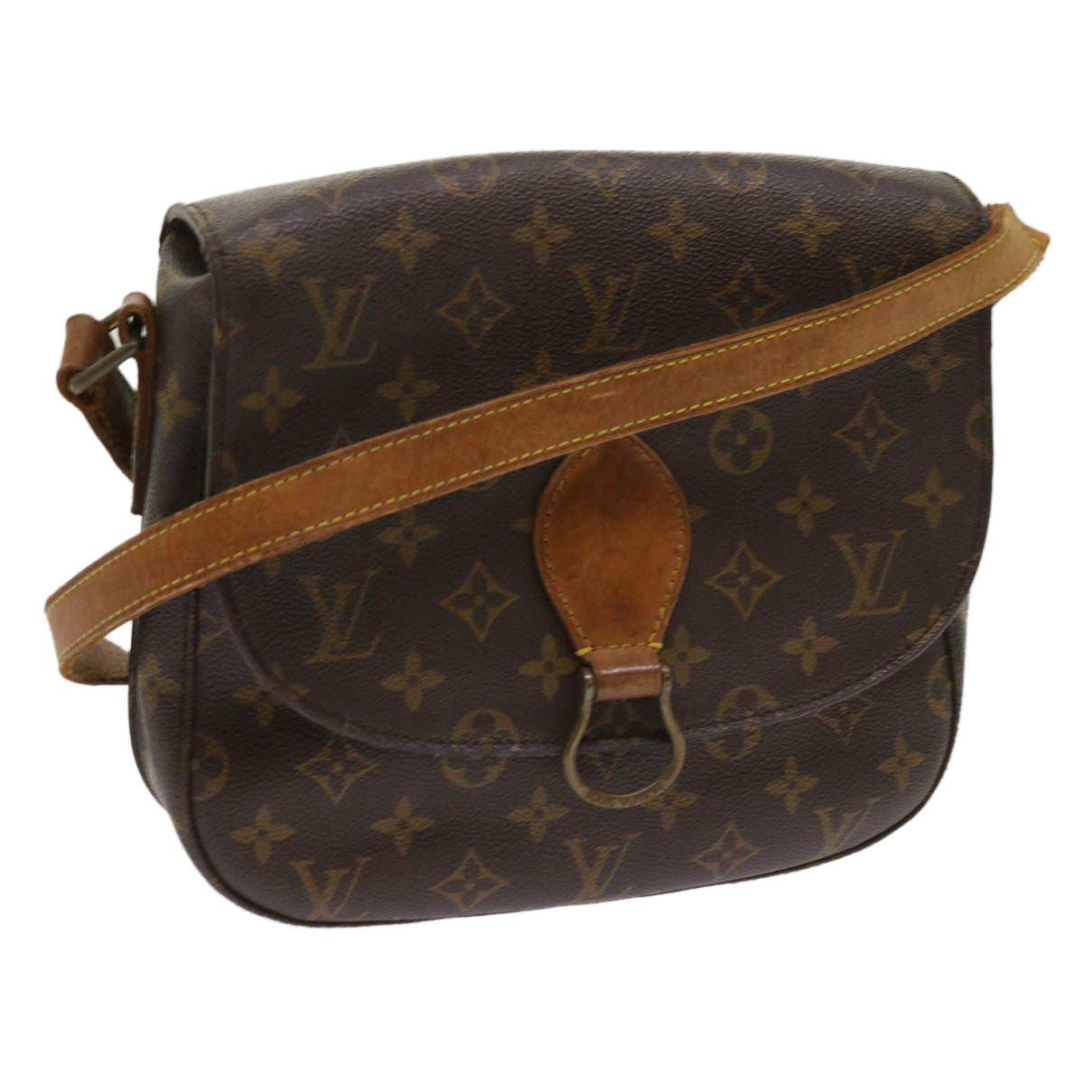 LOUIS VUITTON Monogram Saint Cloud GM Shoulder Bag M51242 LV Auth 64226