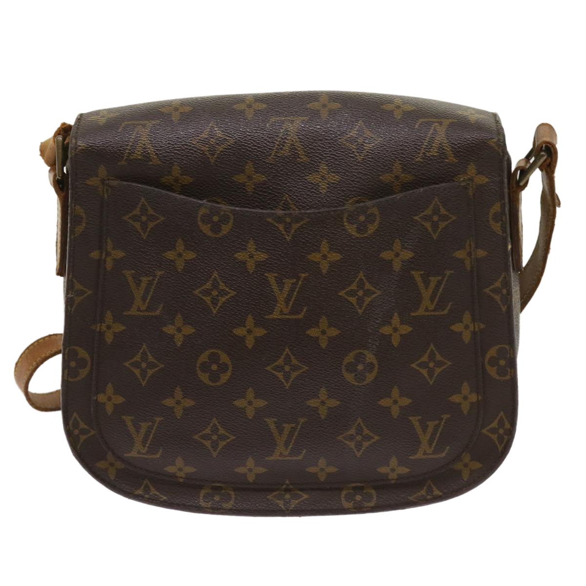 LOUIS VUITTON Monogram Saint Cloud GM Shoulder Bag M51242 LV Auth 64226