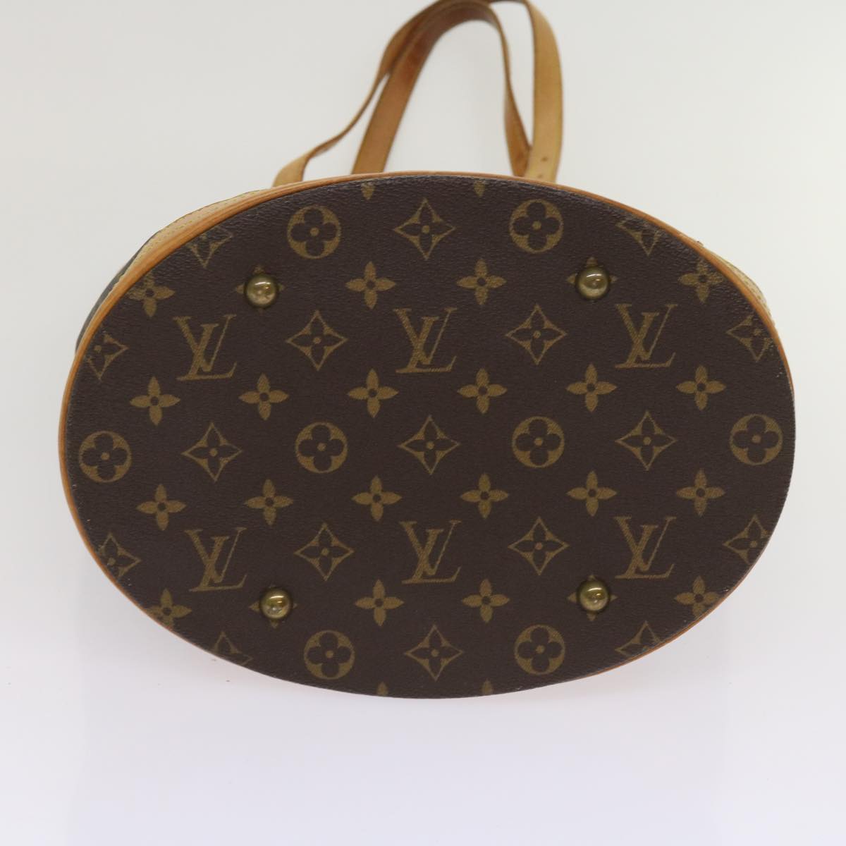 LOUIS VUITTON Monogram Bucket GM Shoulder Bag M42236 LV Auth 64243