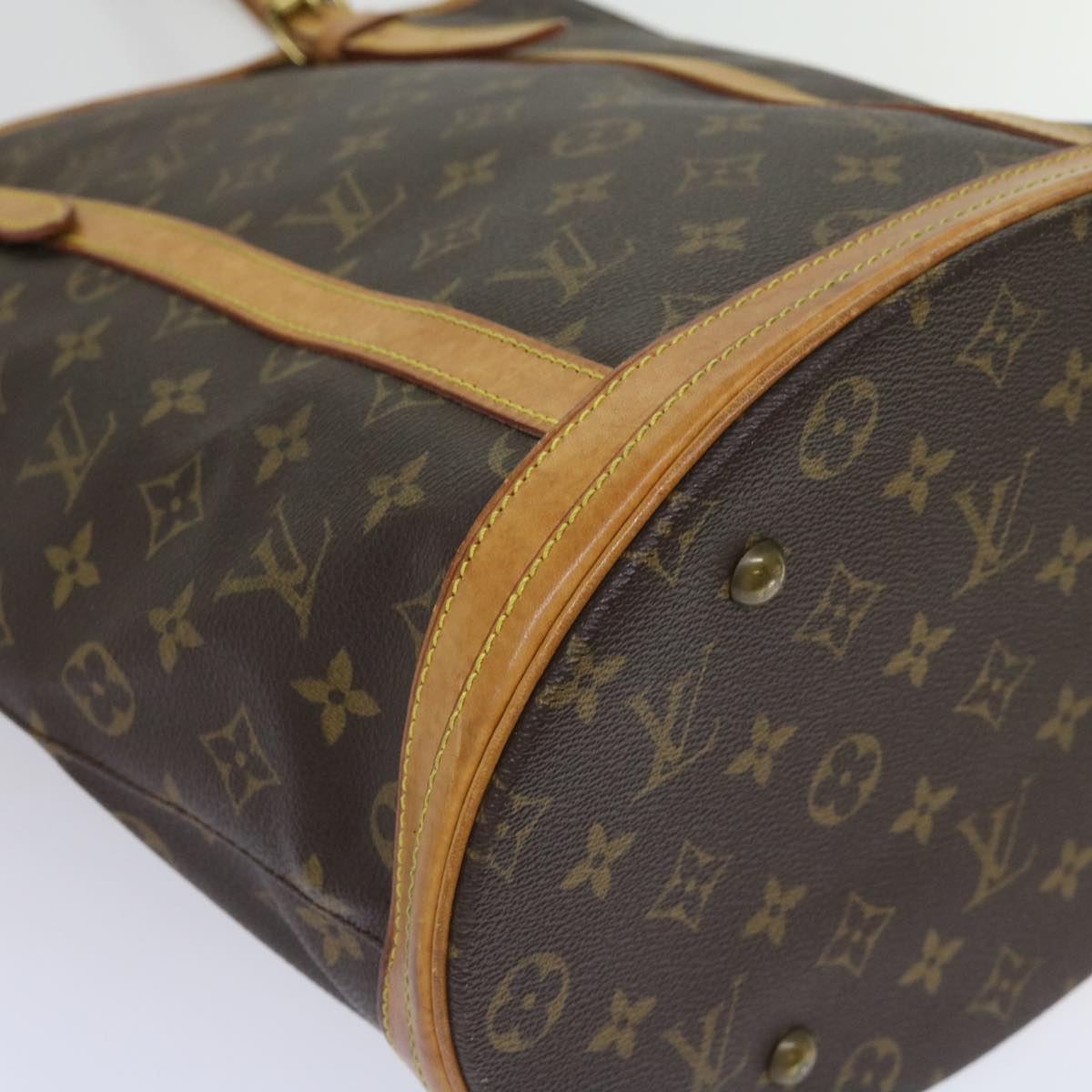 LOUIS VUITTON Monogram Bucket GM Shoulder Bag M42236 LV Auth 64243