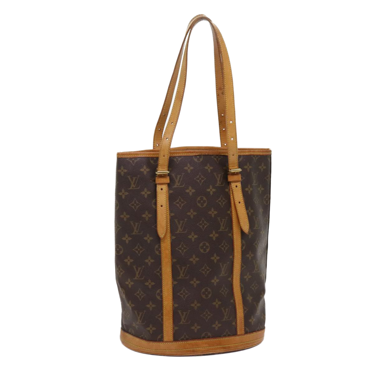 LOUIS VUITTON Monogram Bucket GM Shoulder Bag M42236 LV Auth 64243