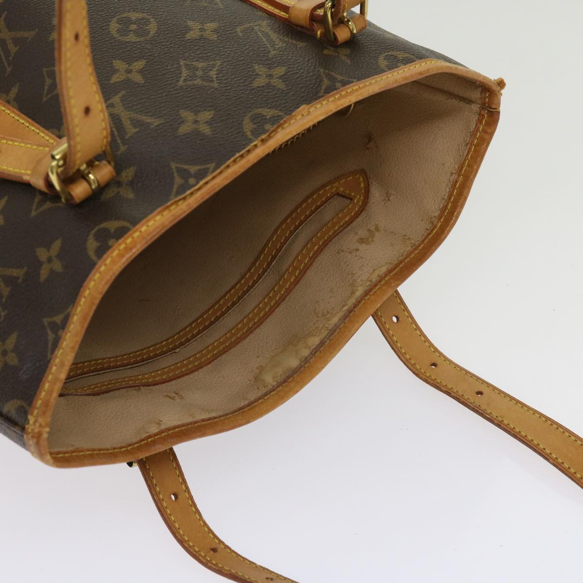 LOUIS VUITTON Monogram Bucket GM Shoulder Bag M42236 LV Auth 64243