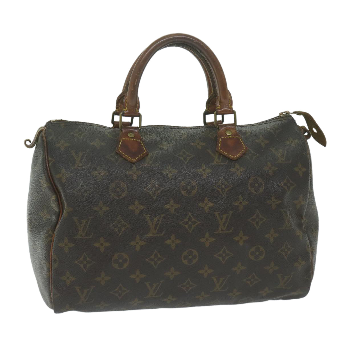 LOUIS VUITTON Monogram Speedy 30 Hand Bag M41526 LV Auth 64246