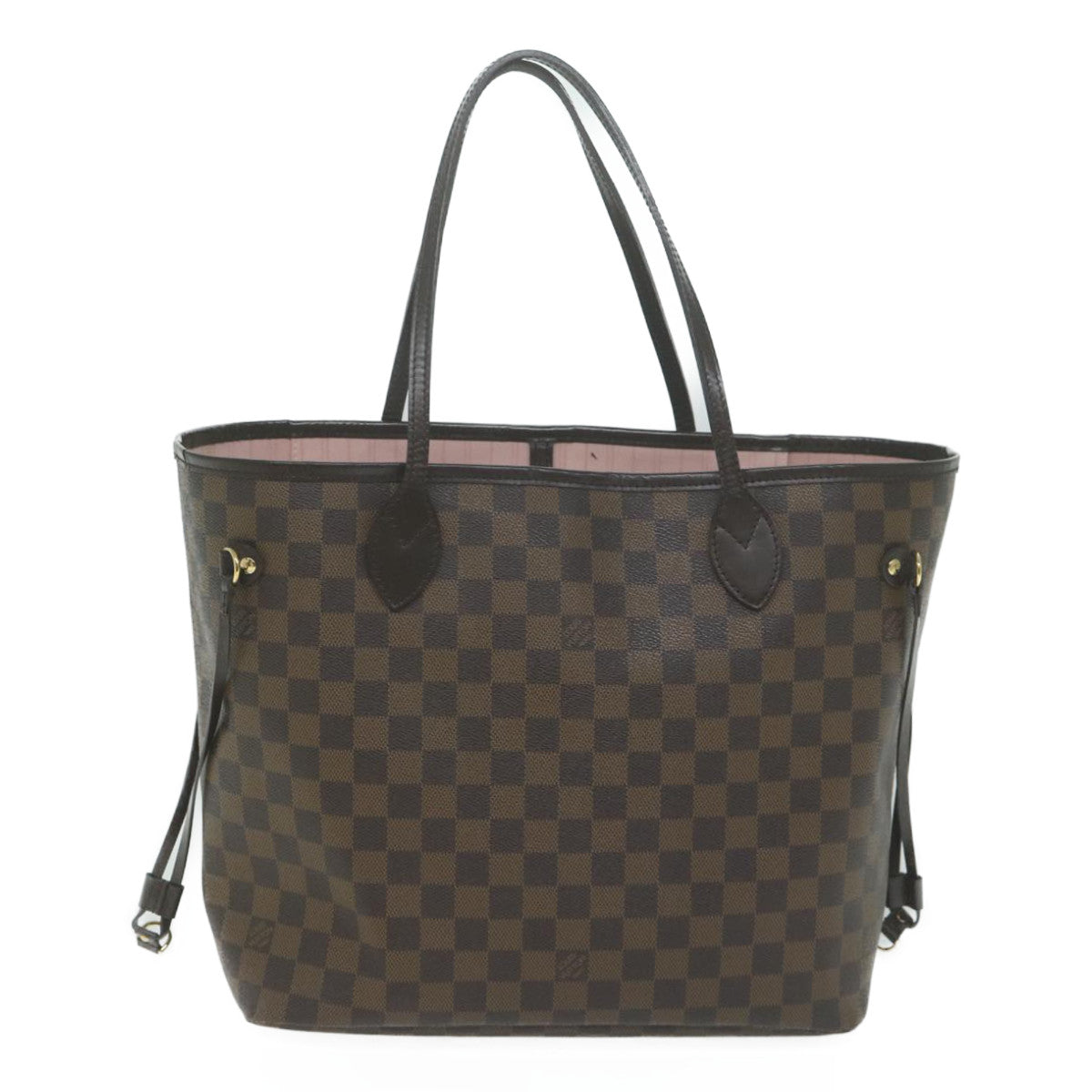 LOUIS VUITTON Damier Ebene Neverfull MM Tote Bag N51105 LV Auth 64261A