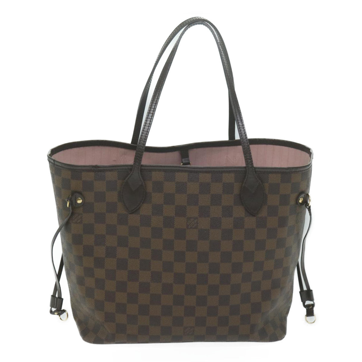 LOUIS VUITTON Damier Ebene Neverfull MM Tote Bag N51105 LV Auth 64261A