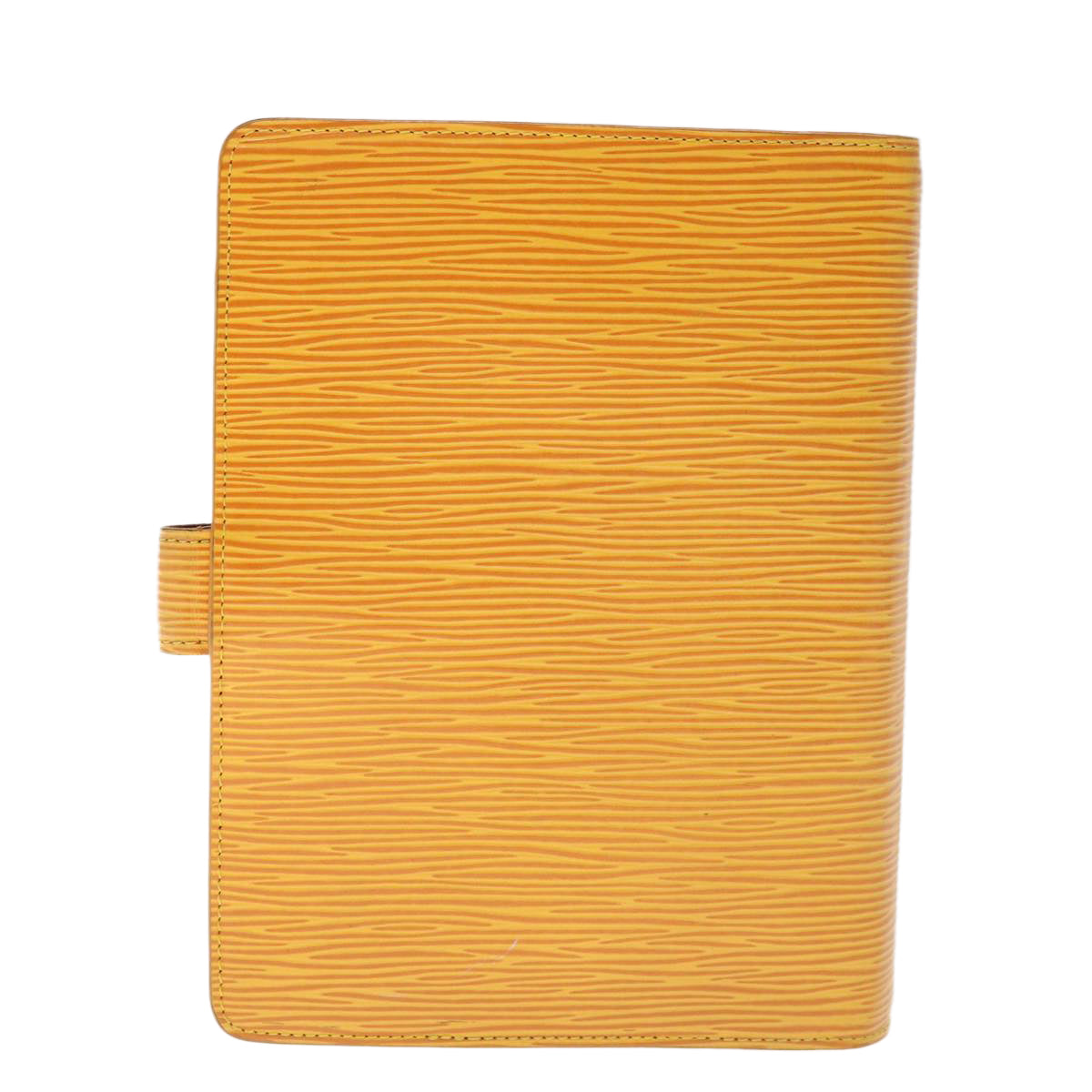 LOUIS VUITTON Epi Agenda MM Day Planner Cover Yellow R20049 LV Auth 64294