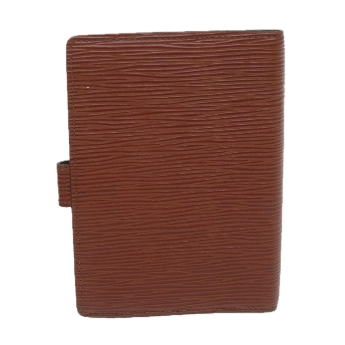 LOUIS VUITTON Epi Agenda PM Day Planner Cover Brown R20053 LV Auth 64333