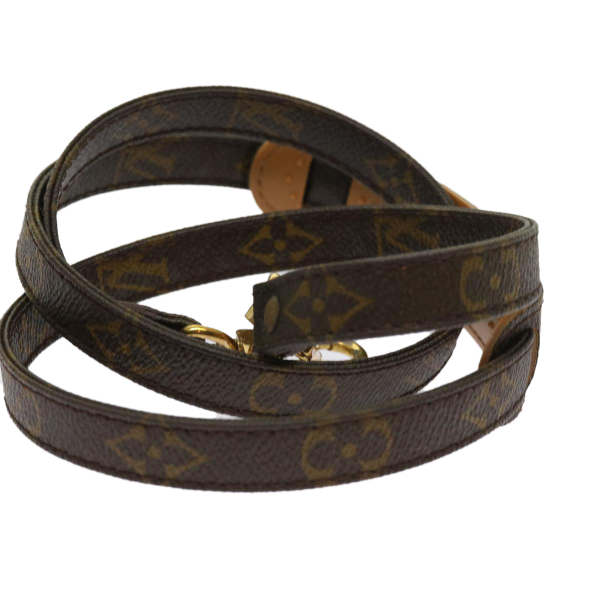 LOUIS VUITTON Monogram Shoulder Strap 42.9"" LV Auth 64370