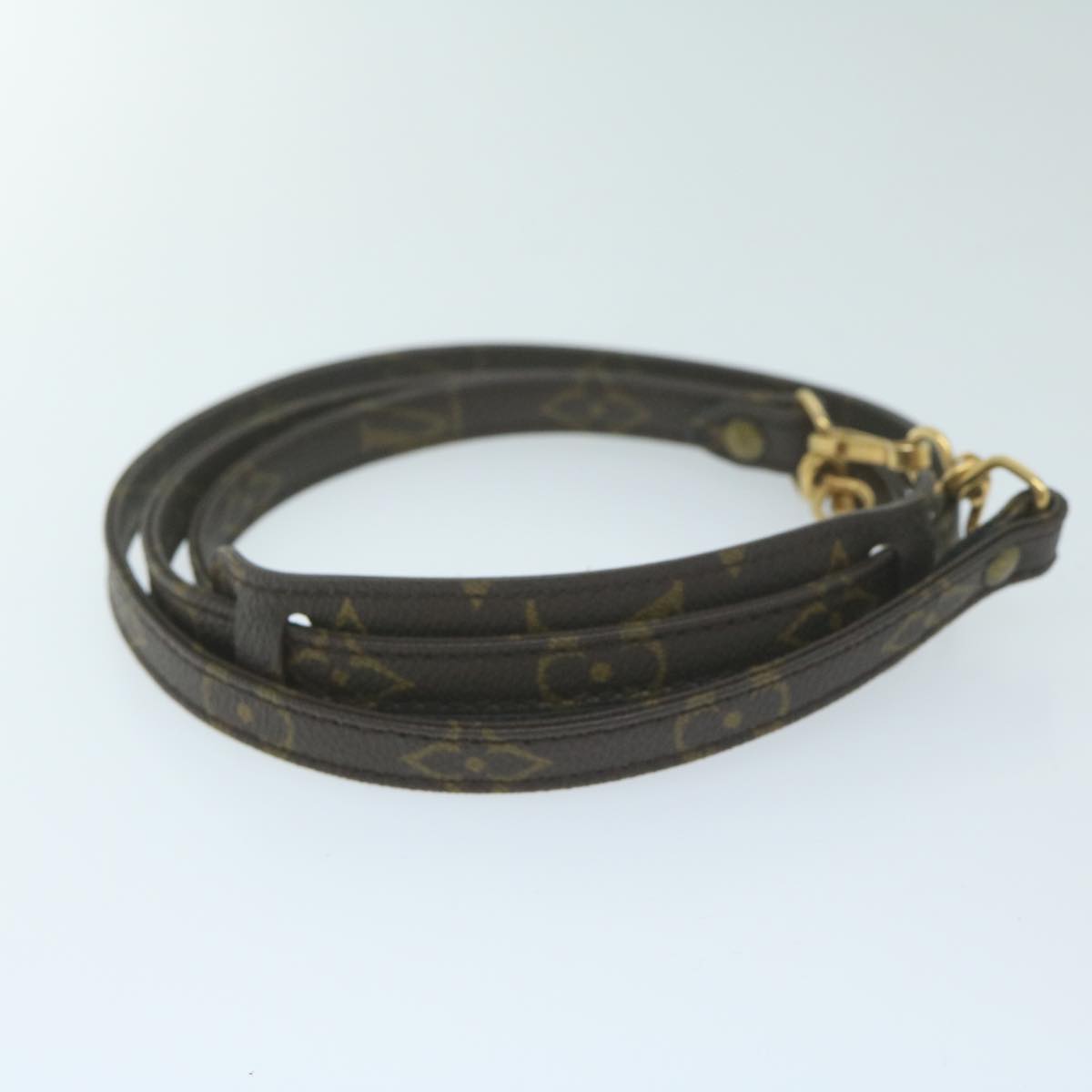 LOUIS VUITTON Monogram Shoulder Strap 46.9"" LV Auth 64371