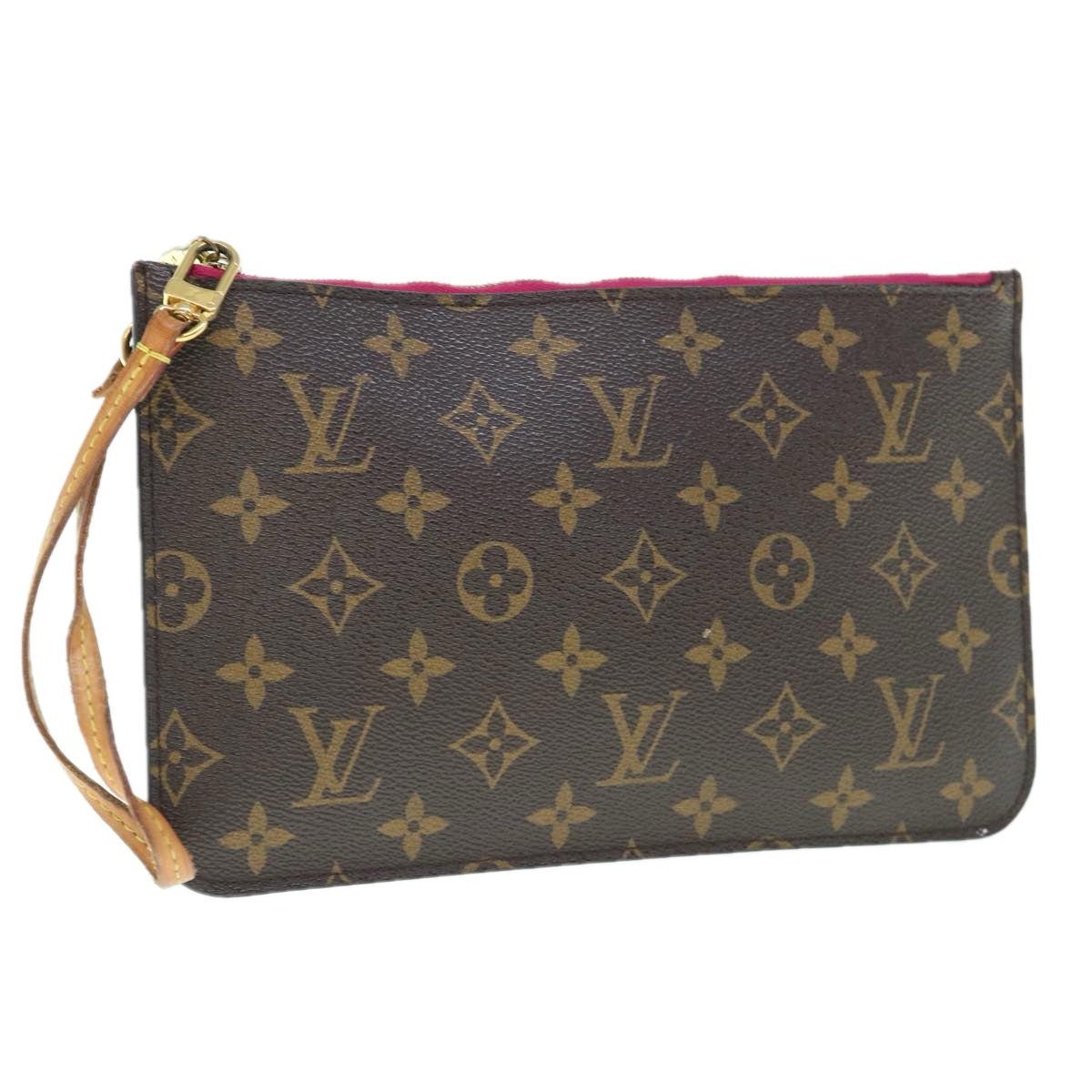 LOUIS VUITTON Monogram Neverfull MM Pouch Accessory Pouch LV Auth 64377