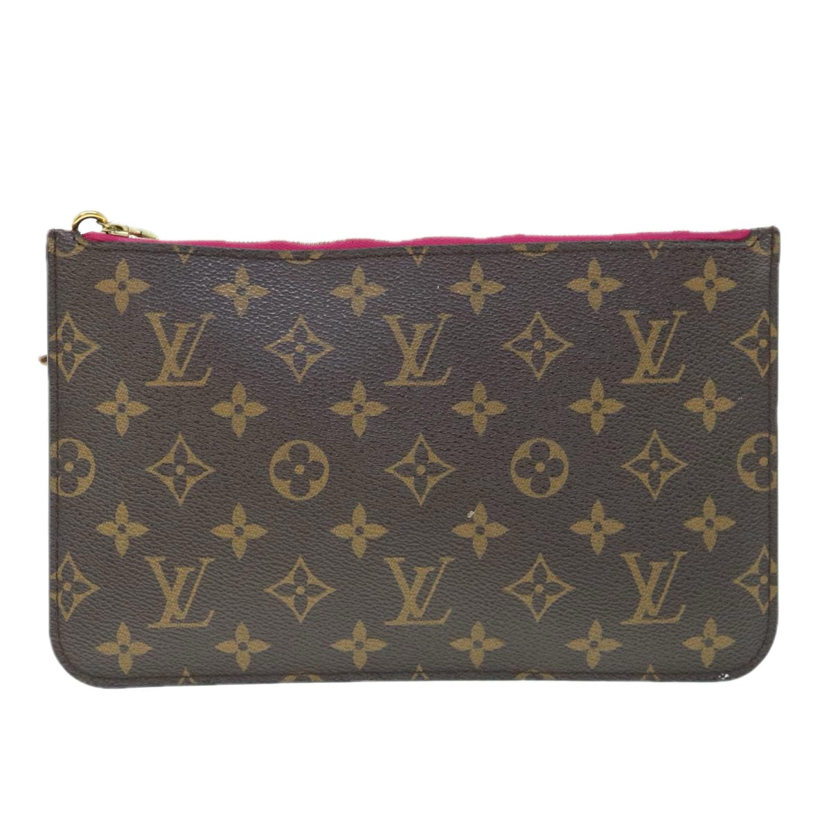 LOUIS VUITTON Monogram Neverfull MM Pouch Accessory Pouch LV Auth 64377