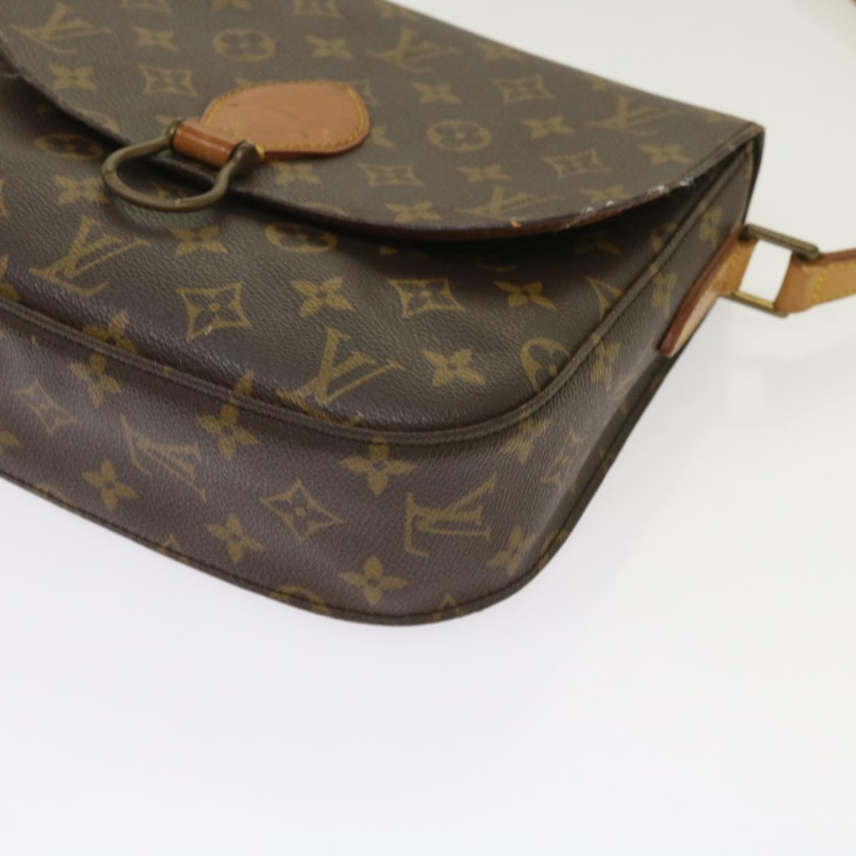 LOUIS VUITTON Monogram Saint Cloud GM Shoulder Bag M51242 LV Auth 64387