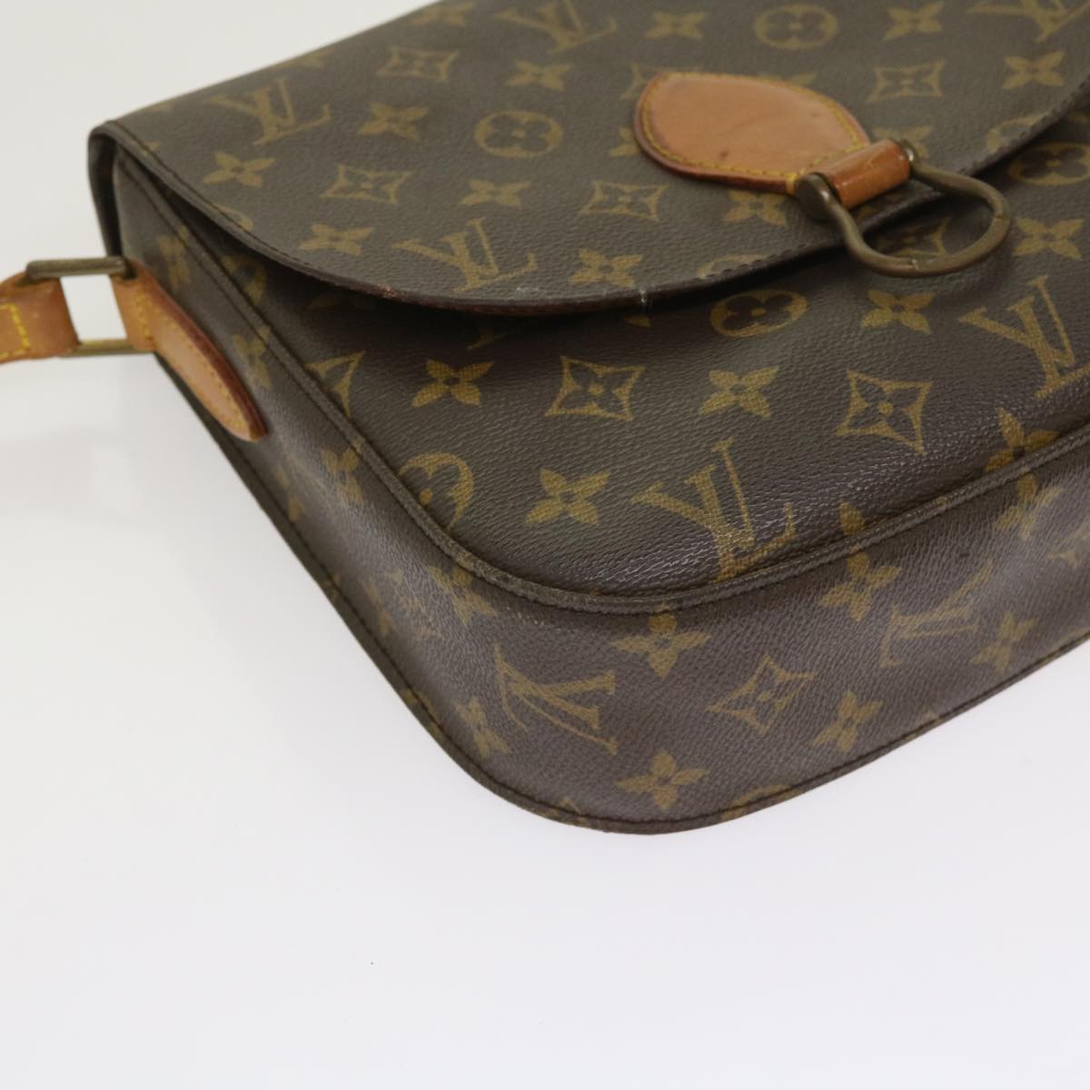 LOUIS VUITTON Monogram Saint Cloud GM Shoulder Bag M51242 LV Auth 64387