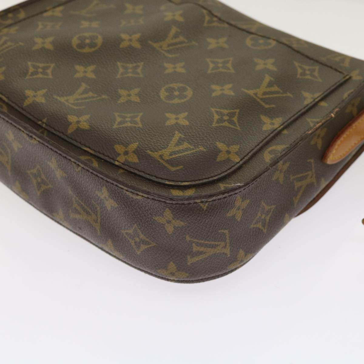 LOUIS VUITTON Monogram Saint Cloud GM Shoulder Bag M51242 LV Auth 64387