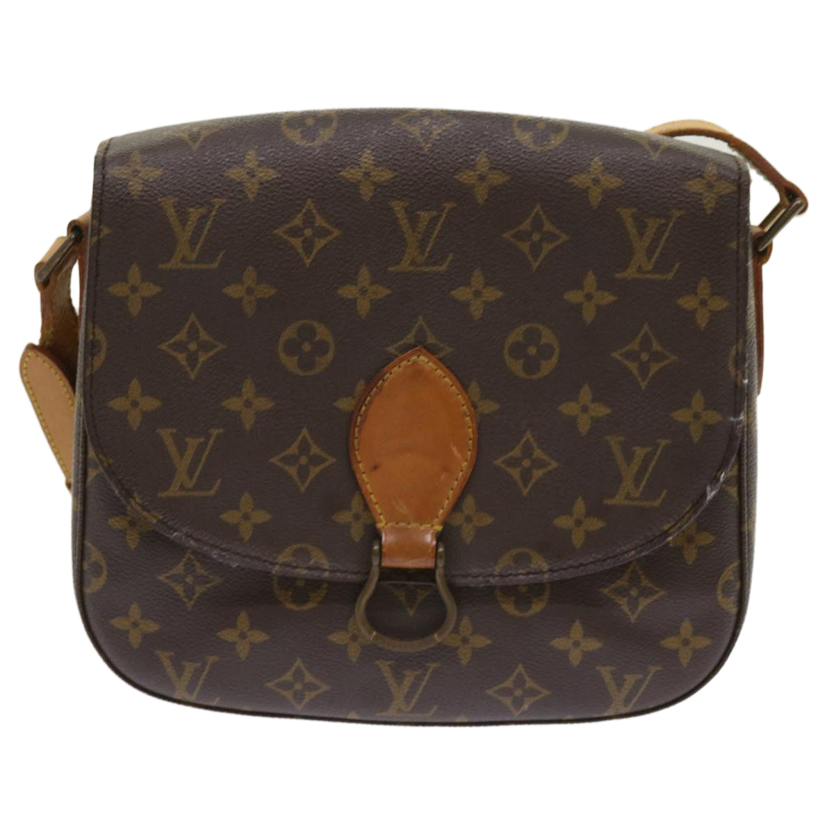 LOUIS VUITTON Monogram Saint Cloud GM Shoulder Bag M51242 LV Auth 64387