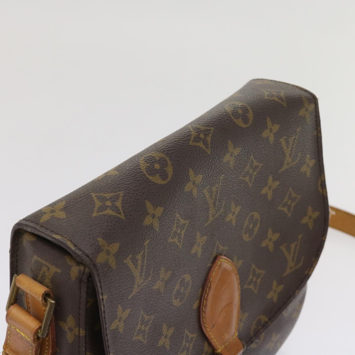 LOUIS VUITTON Monogram Saint Cloud GM Shoulder Bag M51242 LV Auth 64387