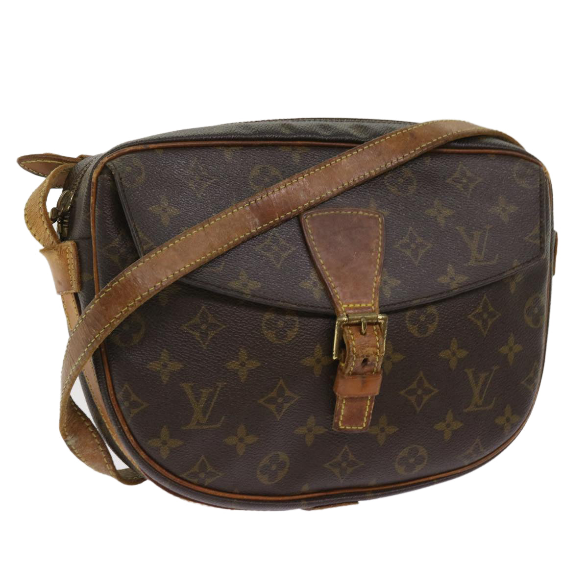 LOUIS VUITTON Monogram Jeune Fille GM Shoulder Bag M51225 LV Auth 64396