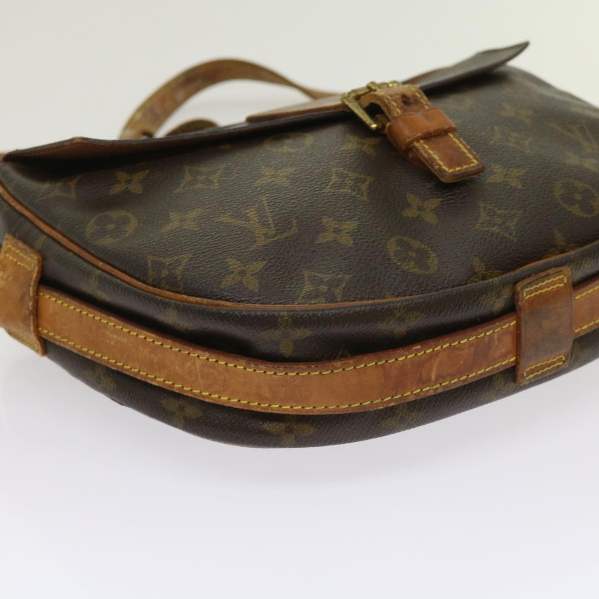 LOUIS VUITTON Monogram Jeune Fille GM Shoulder Bag M51225 LV Auth 64396