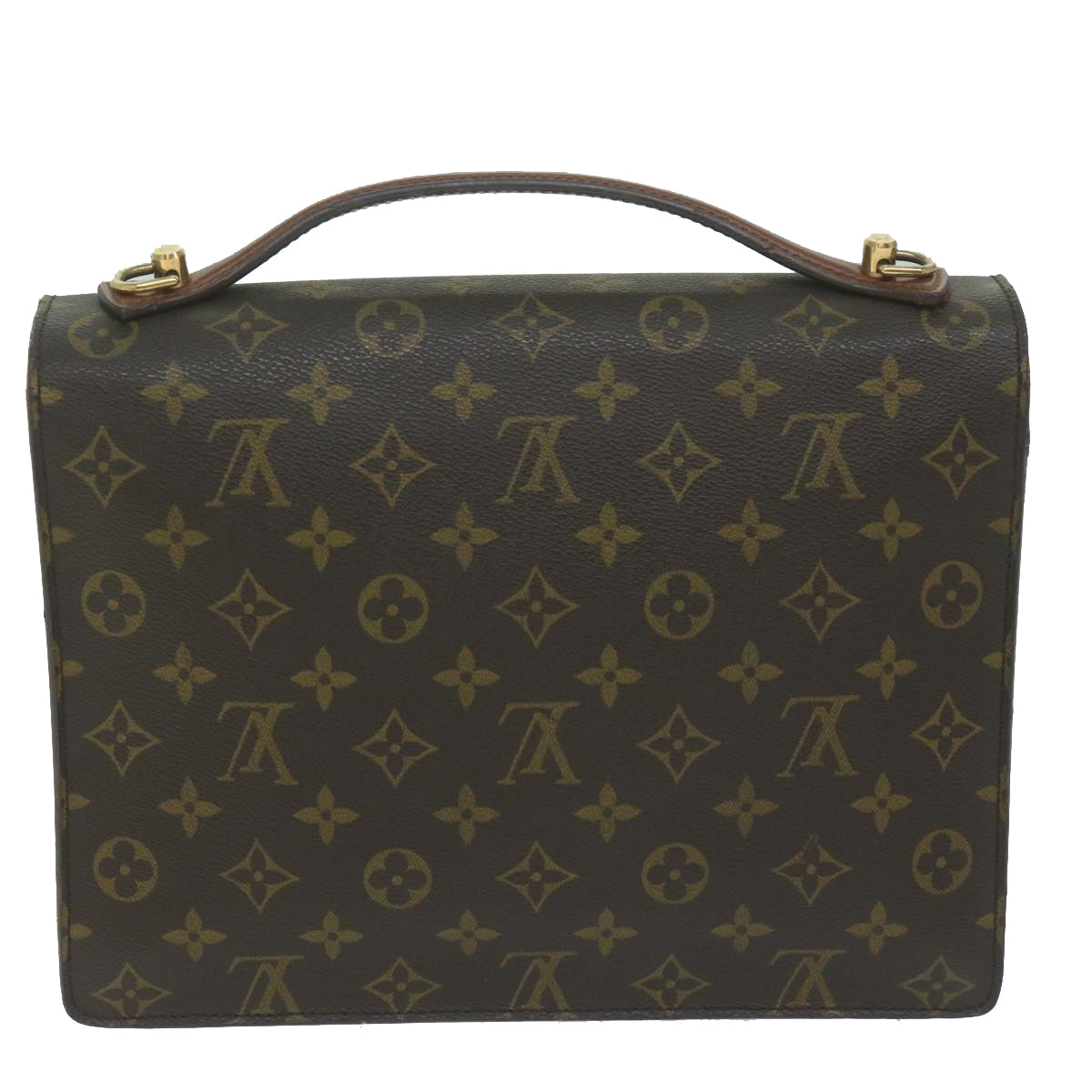 LOUIS VUITTON Monogram Monceau 28 Hand Bag 2way M51185 LV Auth 64402