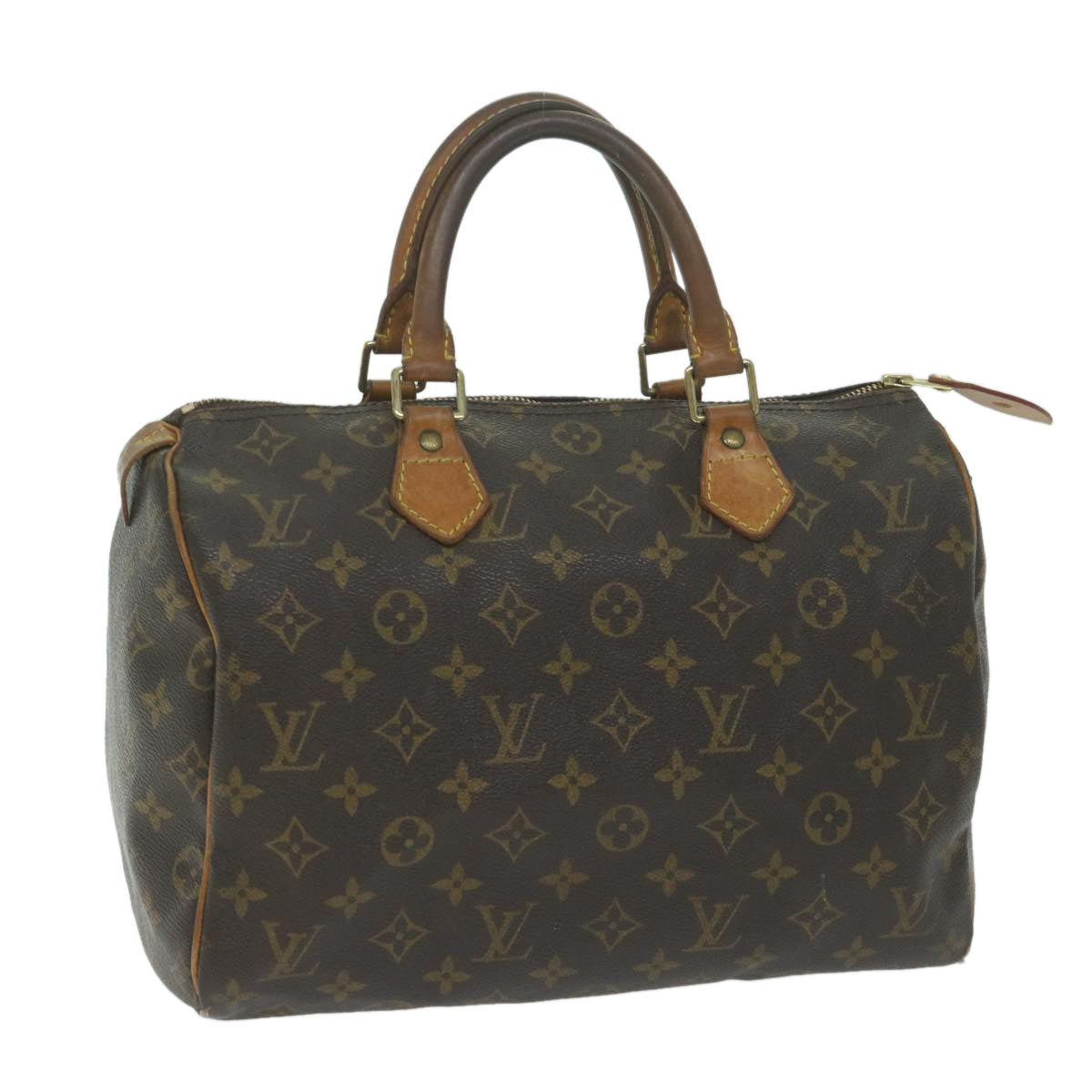 LOUIS VUITTON Monogram Speedy 30 Hand Bag M41526 LV Auth 64448