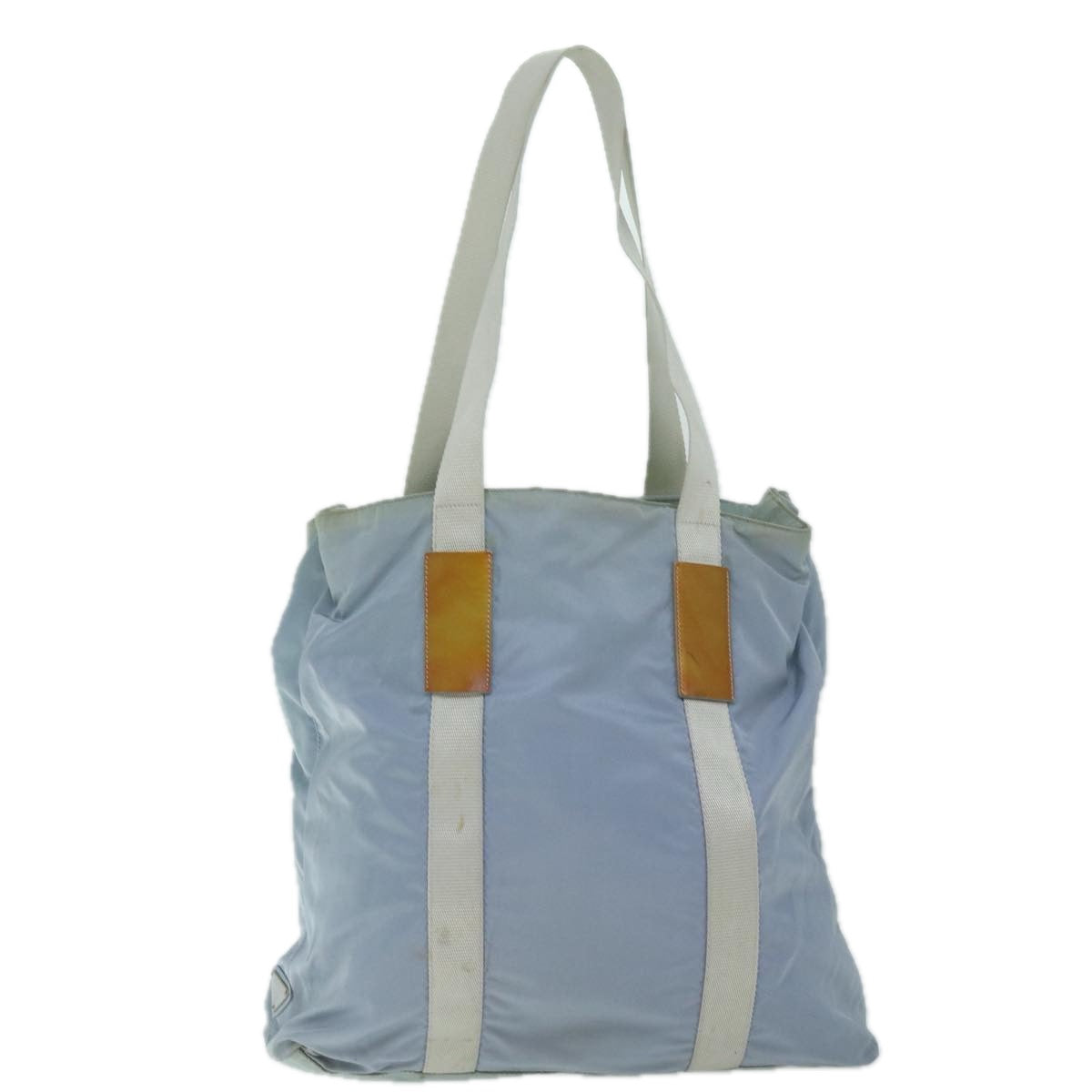 PRADA Tote Bag Nylon Light Blue Auth 64480