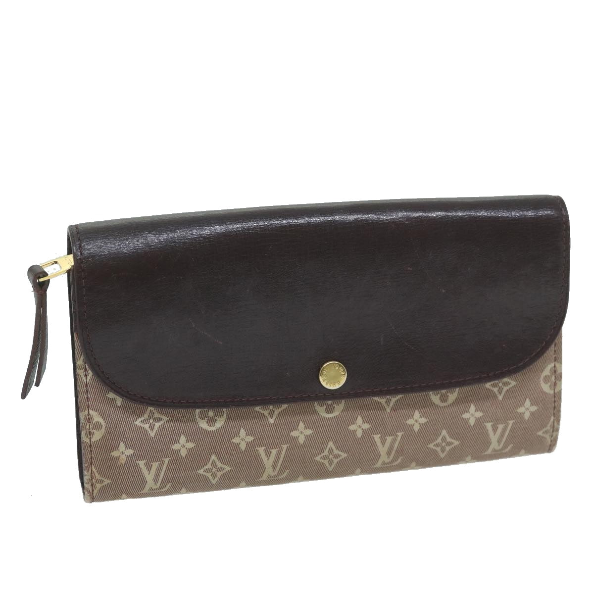 LOUIS VUITTON Monogram Idylle Portefeiulle Sarah Wallet Slys M60458 Auth 64487