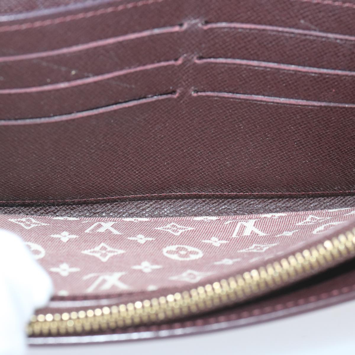 LOUIS VUITTON Monogram Idylle Portefeiulle Sarah Wallet Slys M60458 Auth 64487