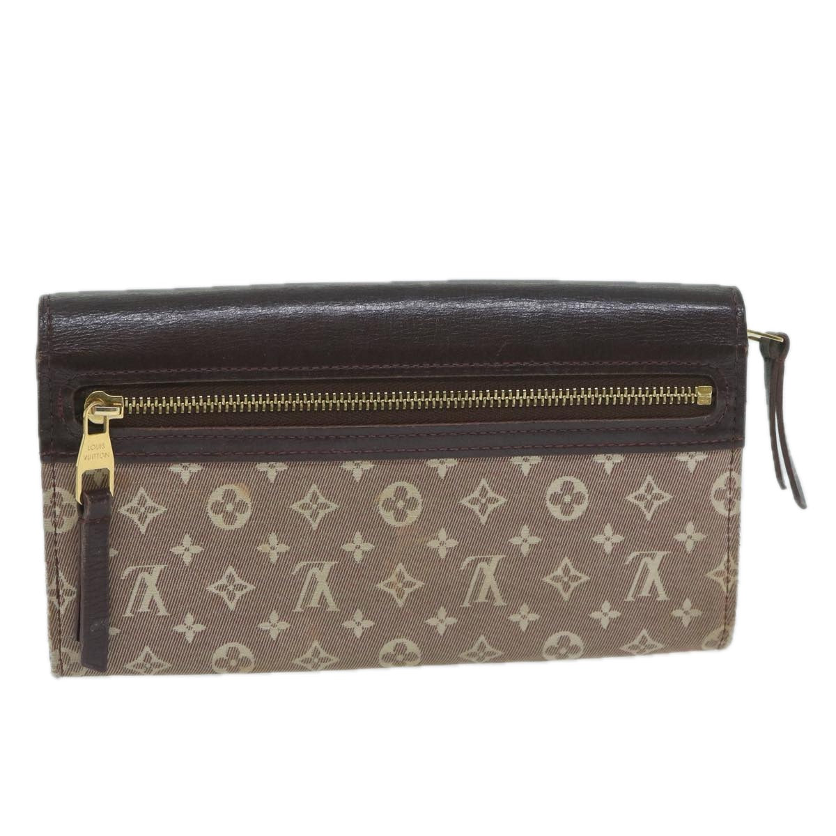 LOUIS VUITTON Monogram Idylle Portefeiulle Sarah Wallet Slys M60458 Auth 64487