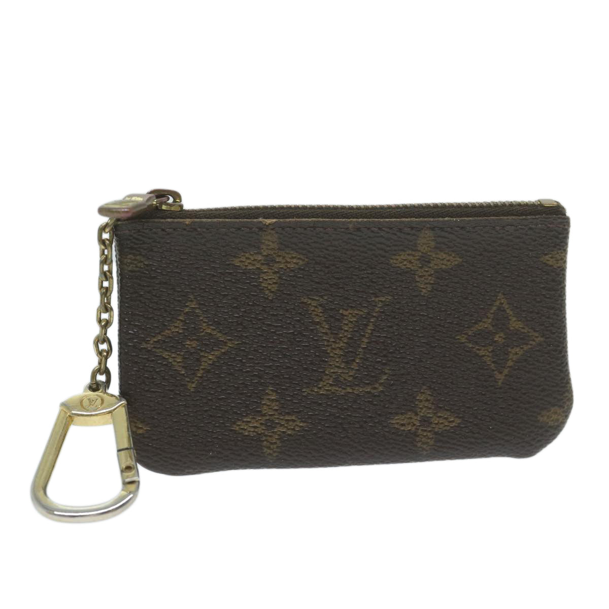 LOUIS VUITTON Monogram Pochette Cles Coin Purse M62650 LV Auth 64509