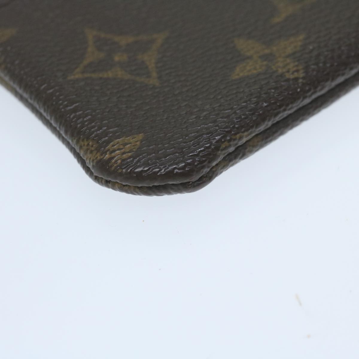 LOUIS VUITTON Monogram Pochette Cles Coin Purse M62650 LV Auth 64509