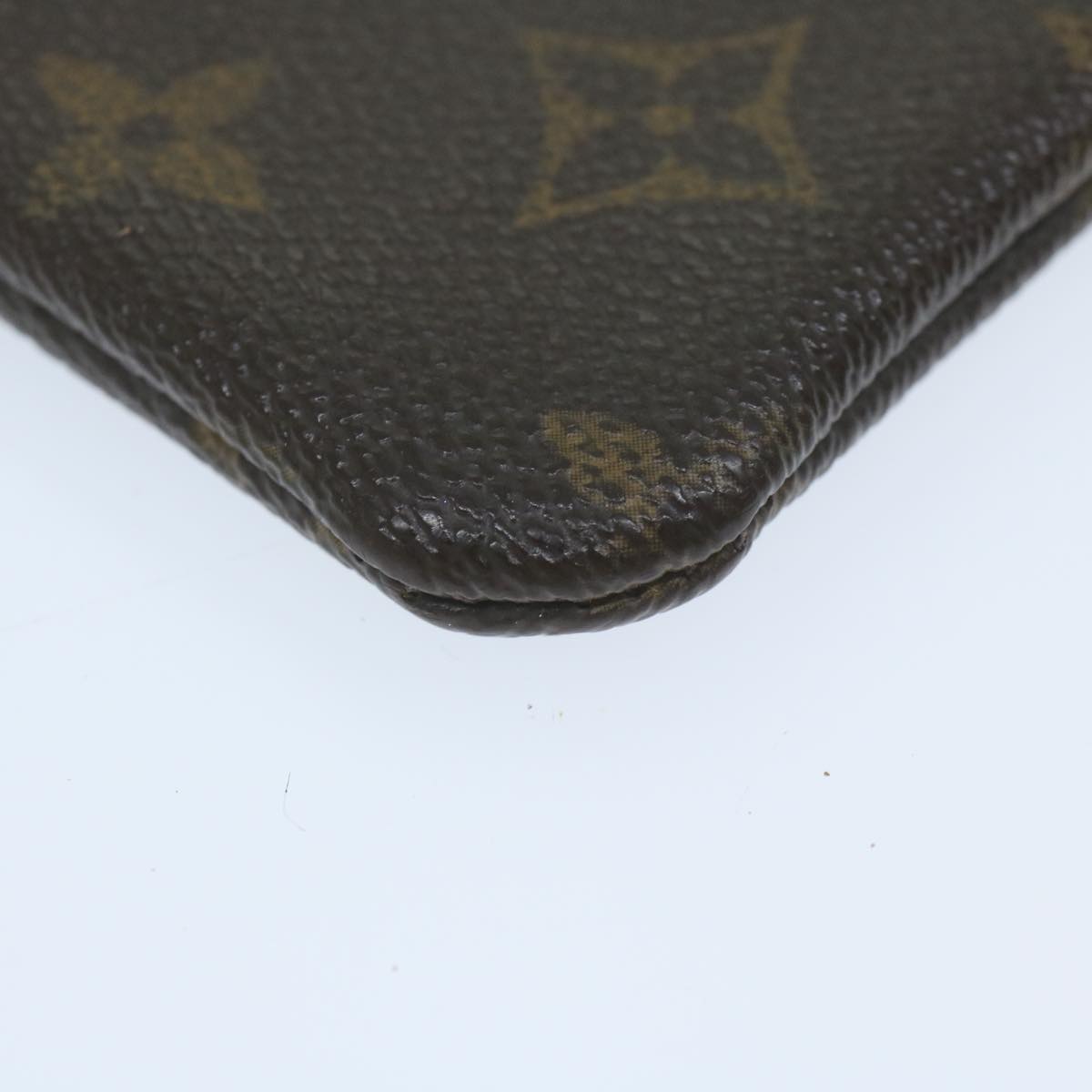 LOUIS VUITTON Monogram Pochette Cles Coin Purse M62650 LV Auth 64509