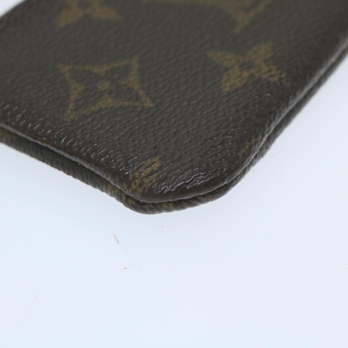 LOUIS VUITTON Monogram Pochette Cles Coin Purse M62650 LV Auth 64509