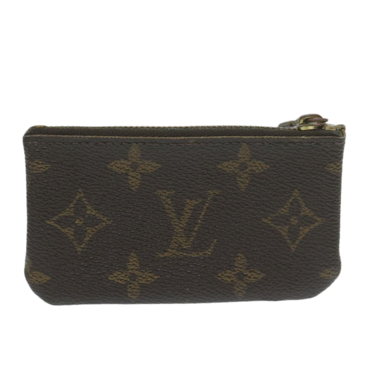 LOUIS VUITTON Monogram Pochette Cles Coin Purse M62650 LV Auth 64509