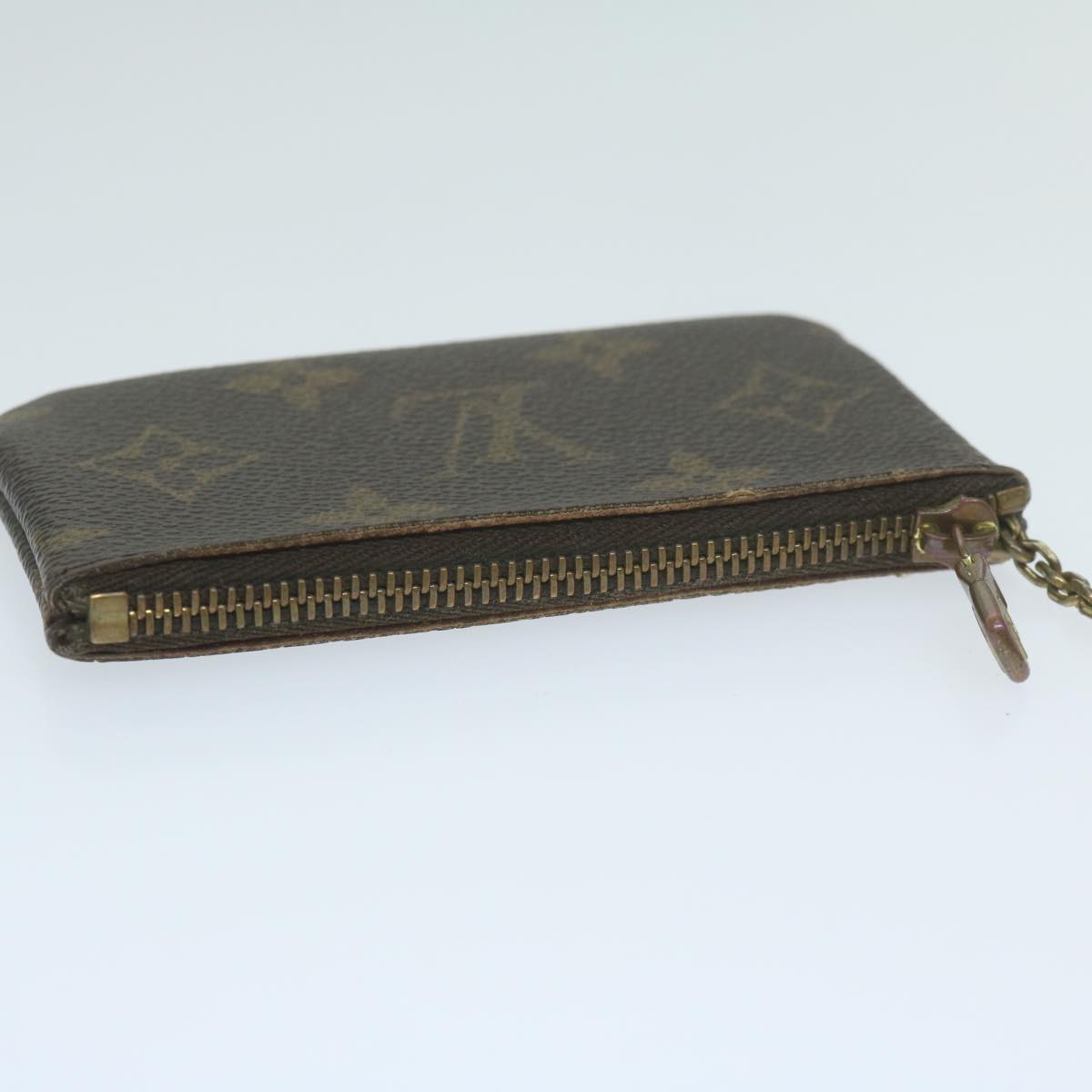 LOUIS VUITTON Monogram Pochette Cles Coin Purse M62650 LV Auth 64509